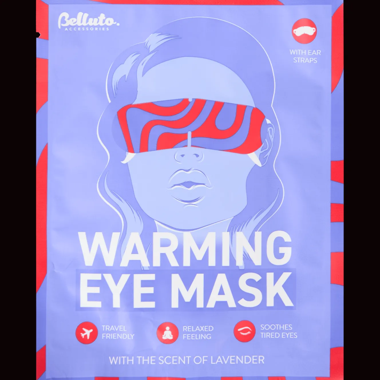 Belluto Accessories verwarmend oogmasker Lavendel