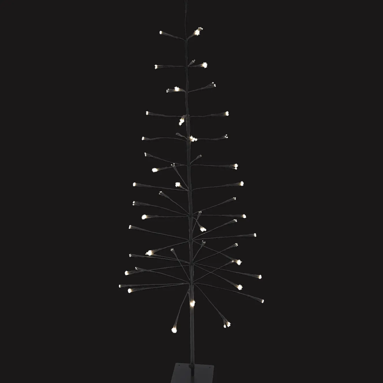 Boom met ledverlichting