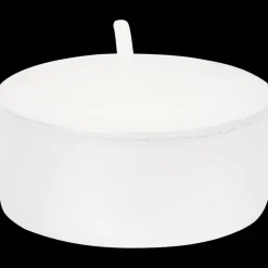 Candra theelichten wit