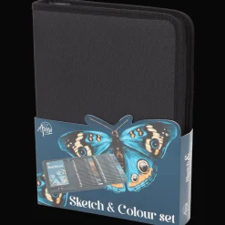 Creative Artist schetsblok & kleurset in etui