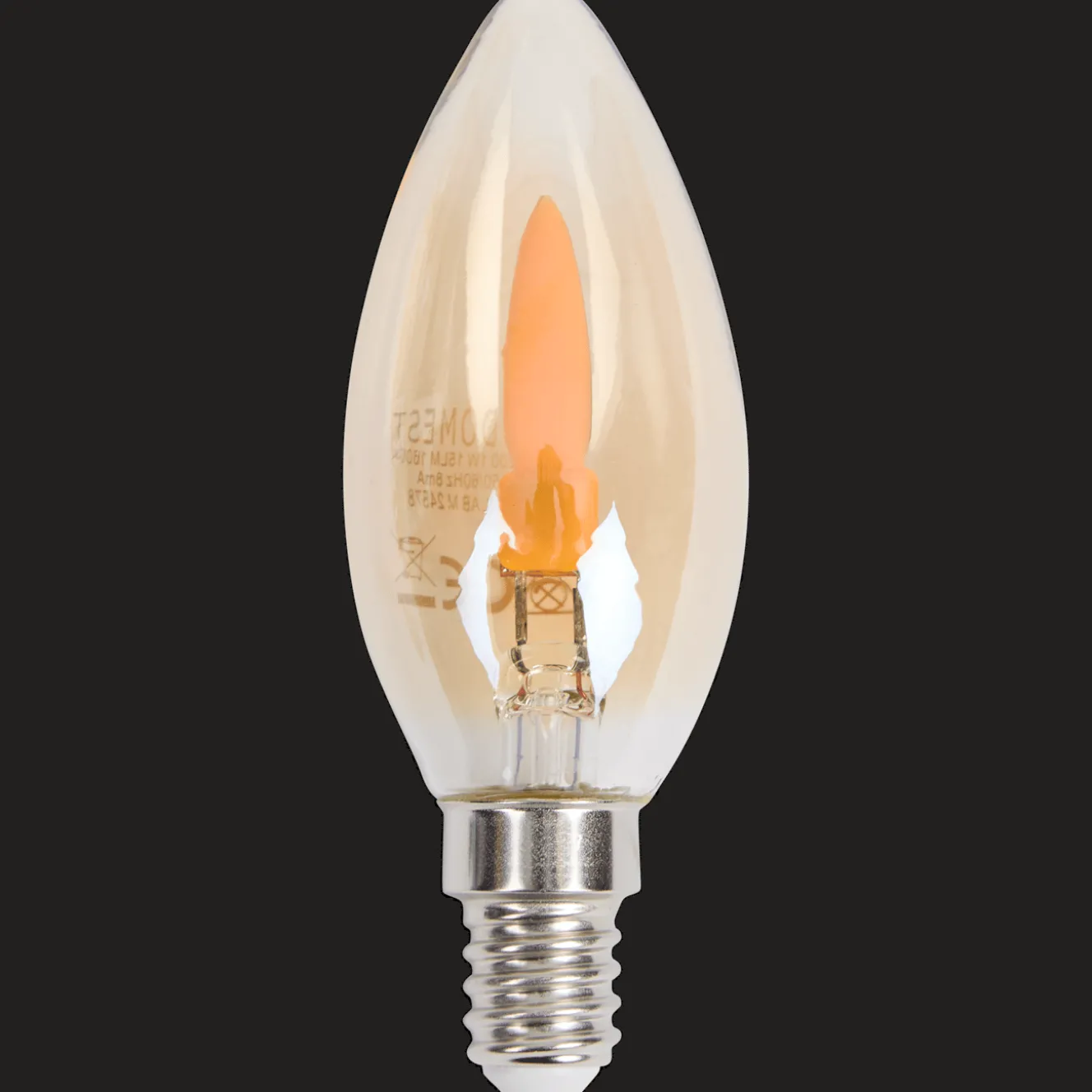 Eurodomest filamentlamp kaars