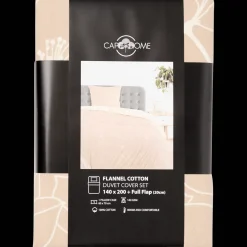 Flanel dekbedovertrek
