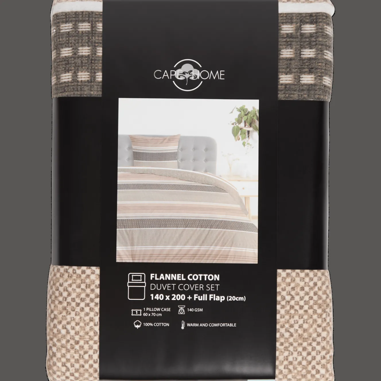 Flanel dekbedovertrek