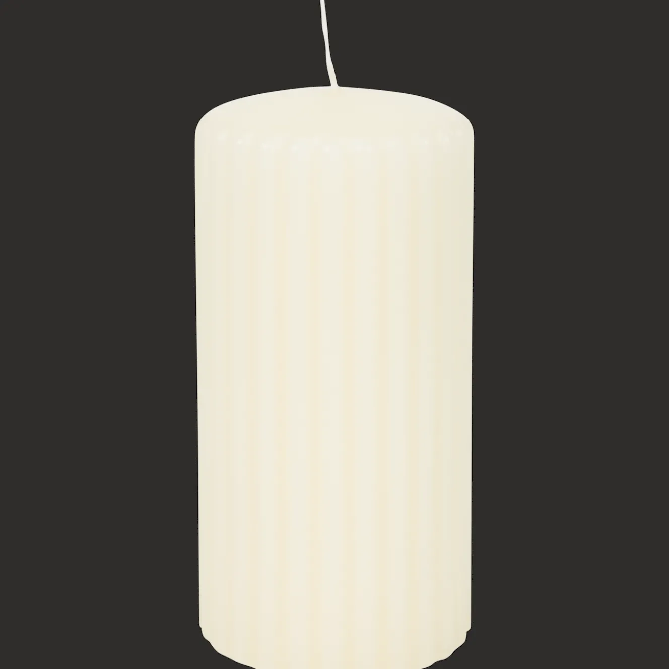 Geribbelde stompkaars