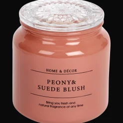 Geurkaars in glazen pot