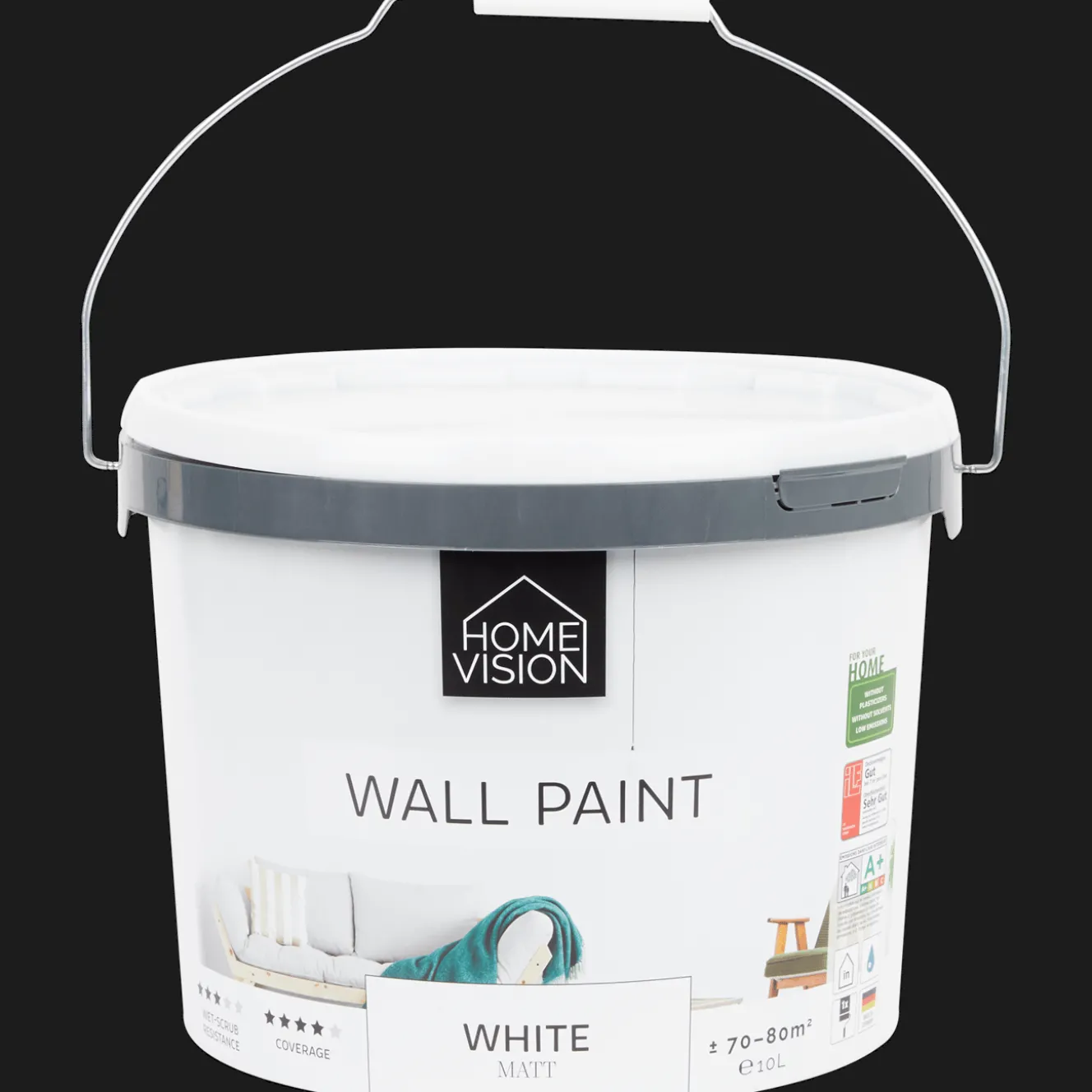 Home Vision matte muurverf wit