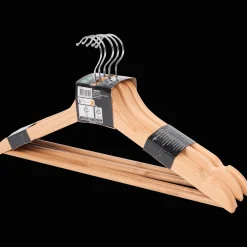 Houten kledinghangers