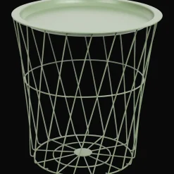 2-in-1 bijzettafel en draadmand