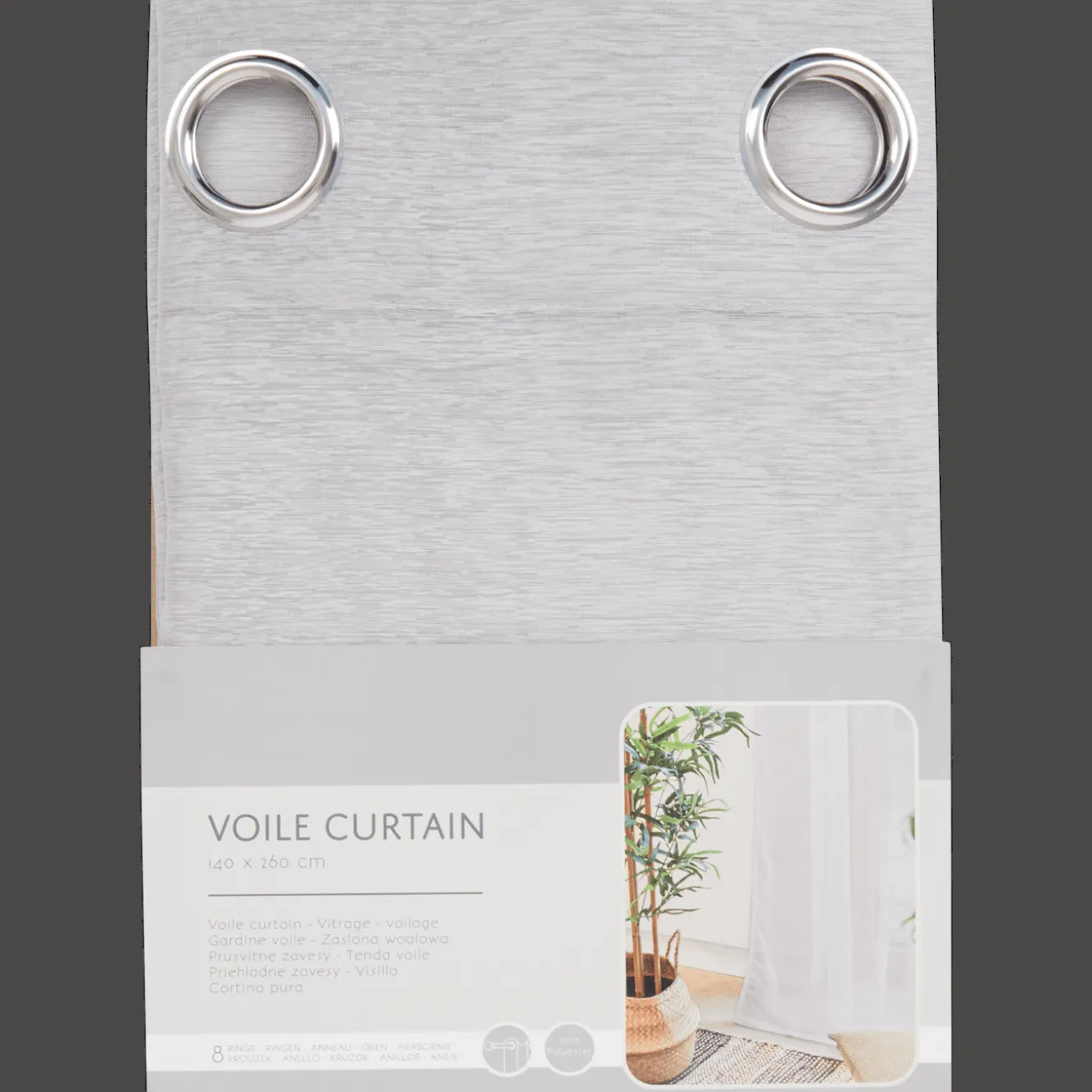 Kant-en-klaar vitragegordijn