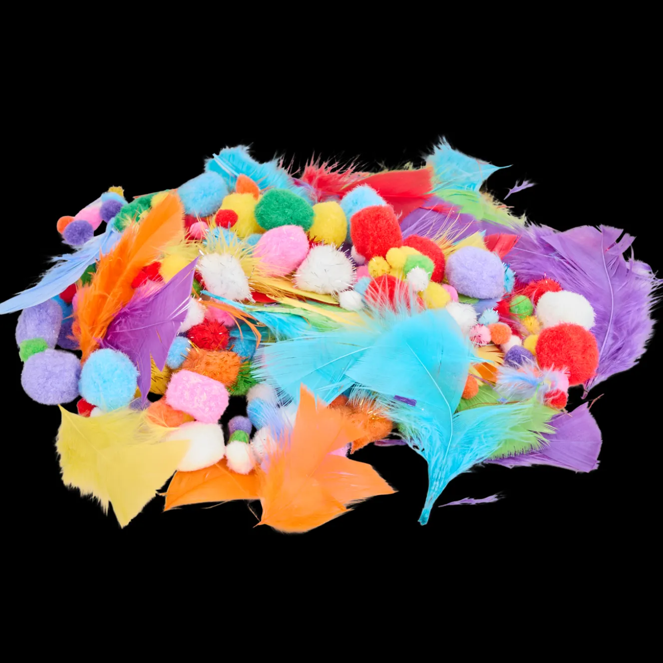 Knutselveren en -pompons