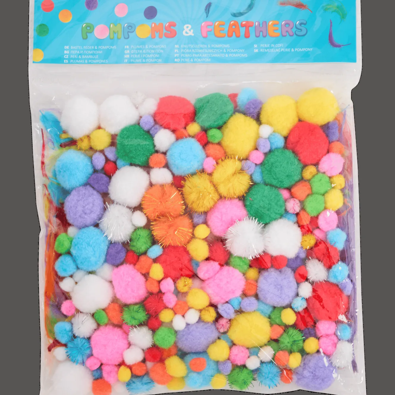 Knutselveren en -pompons