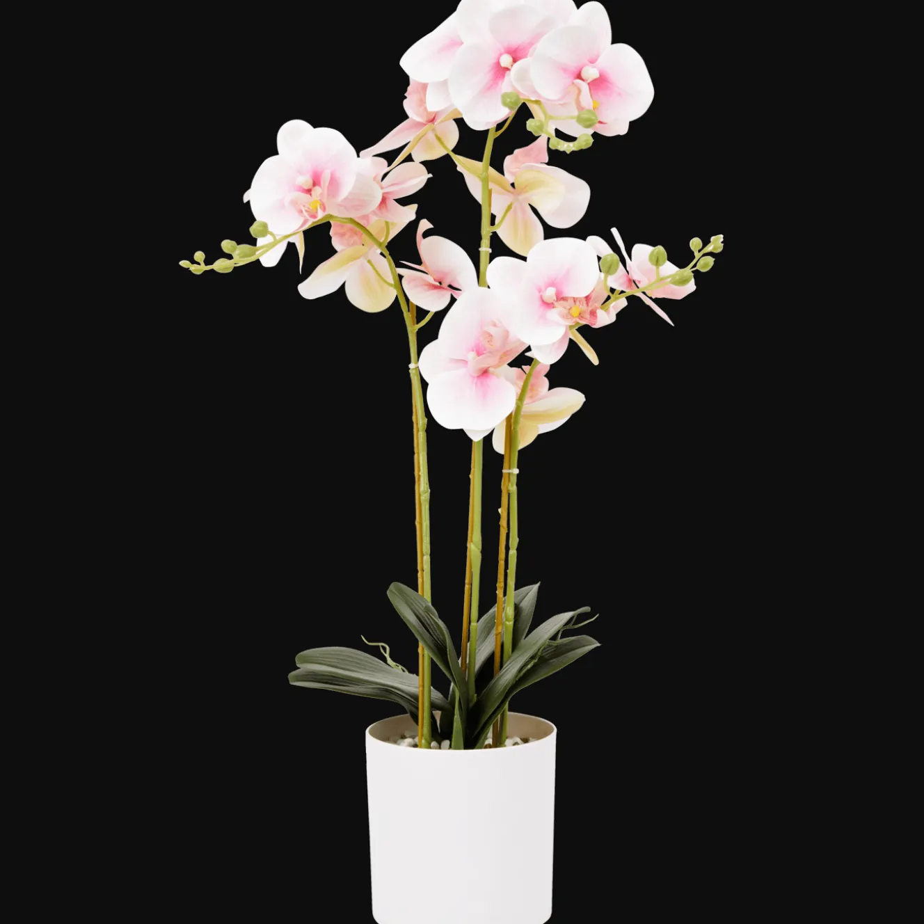 Kunst orchidee in pot