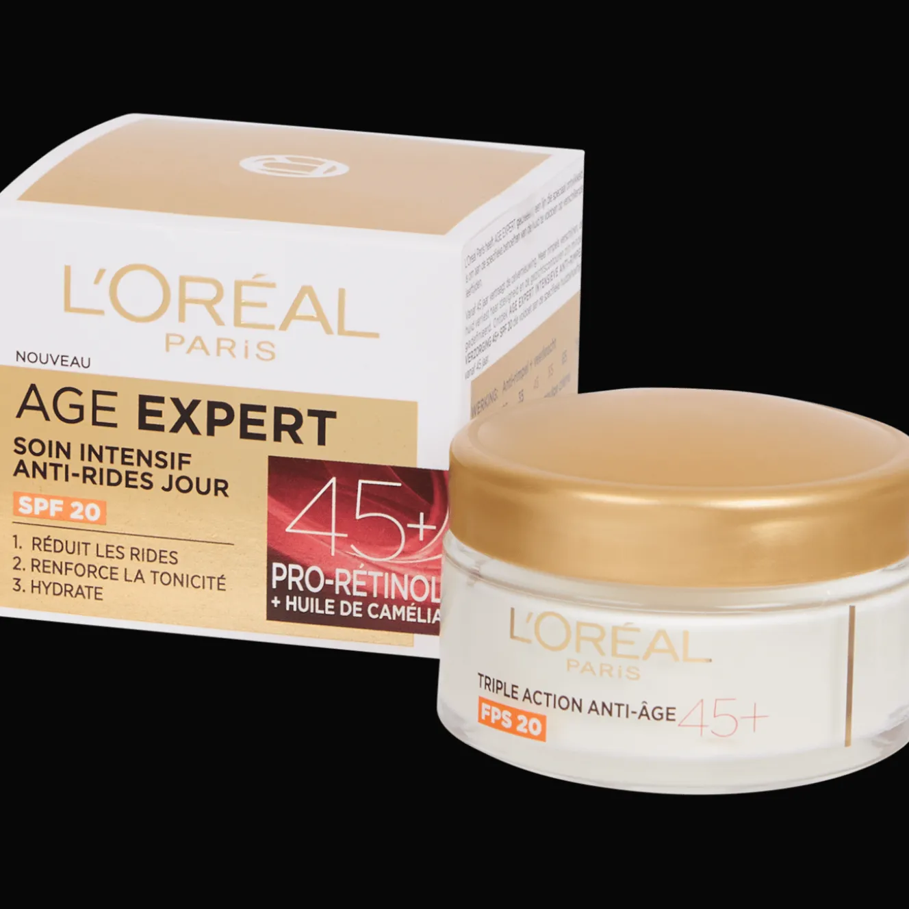 L'Oréal Triple Action Anti-Age dagcrème 45+ Pro-Retinol