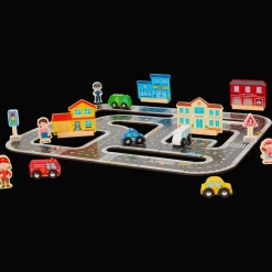 Mini Matters houten wegenset