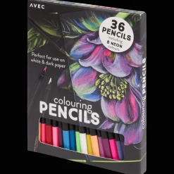 Neon kleurpotlodenset