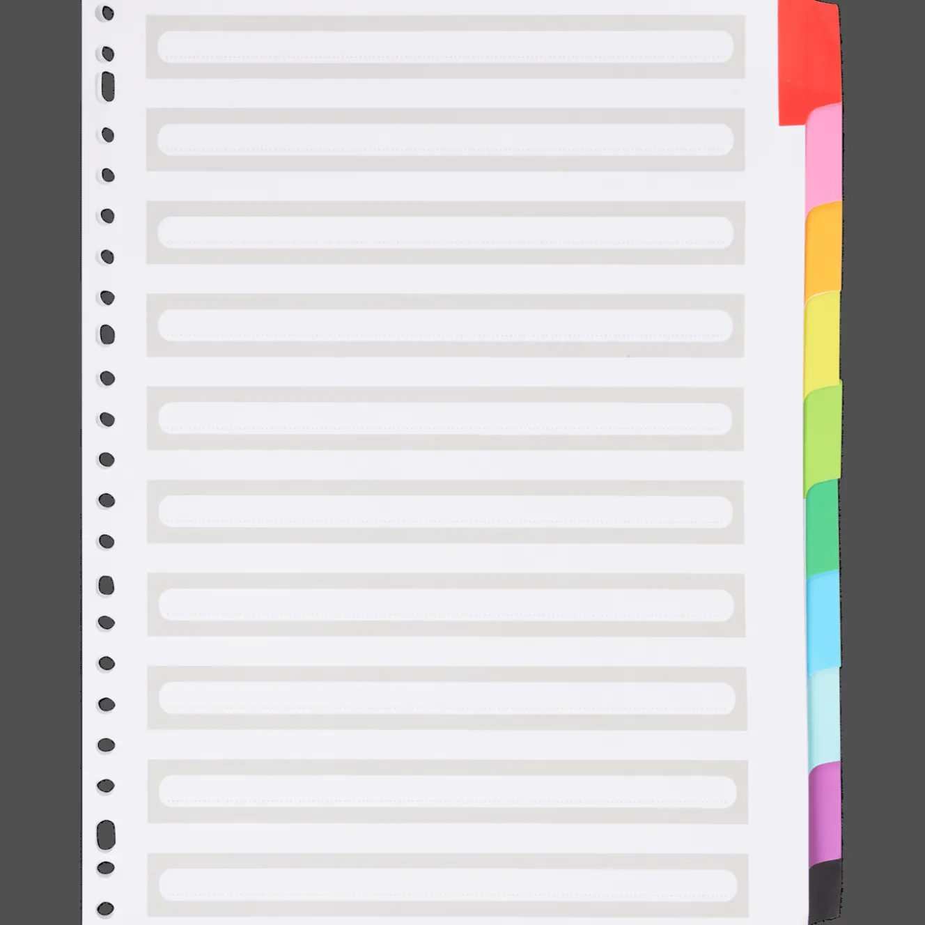 Office Essentials tabbladen A4