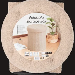 Opvouwbare opbergpoef