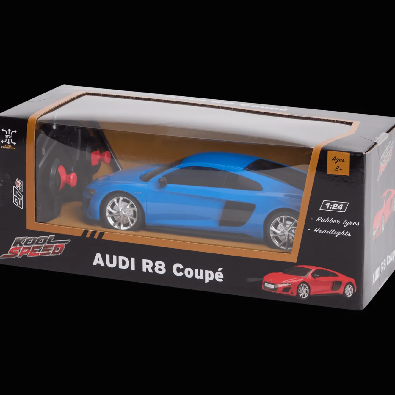 Radiografisch bestuurbare auto