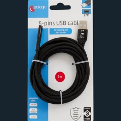 Sologic laad- en datakabel 8-pins