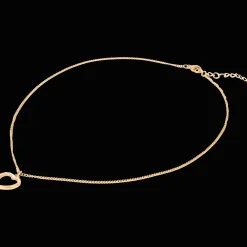 Stalen ketting met Swarovski-kristallen