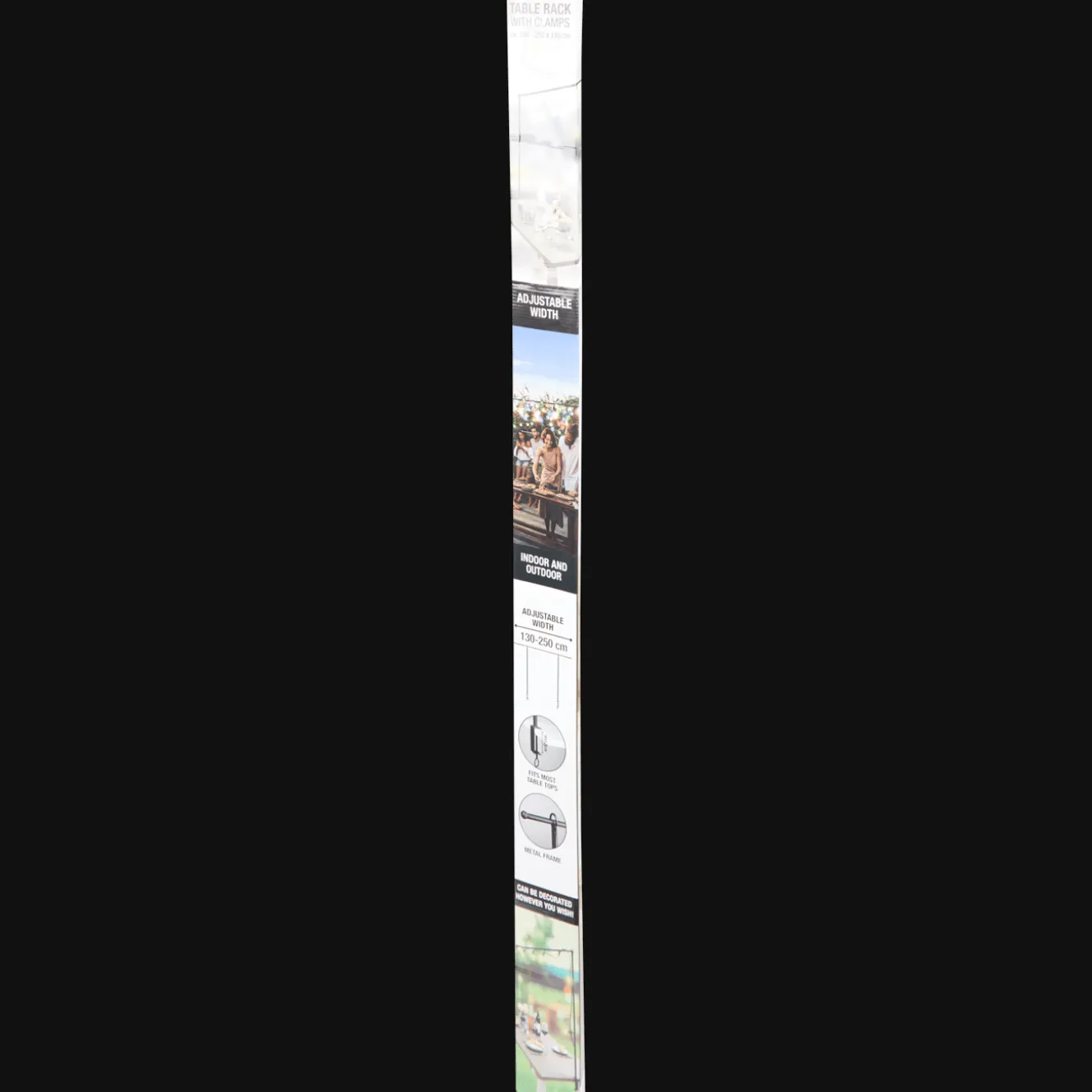 Tafel decoratiestang