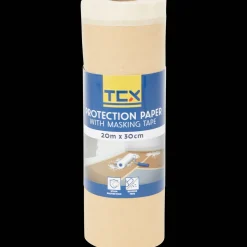 TCX afplaktape met papier