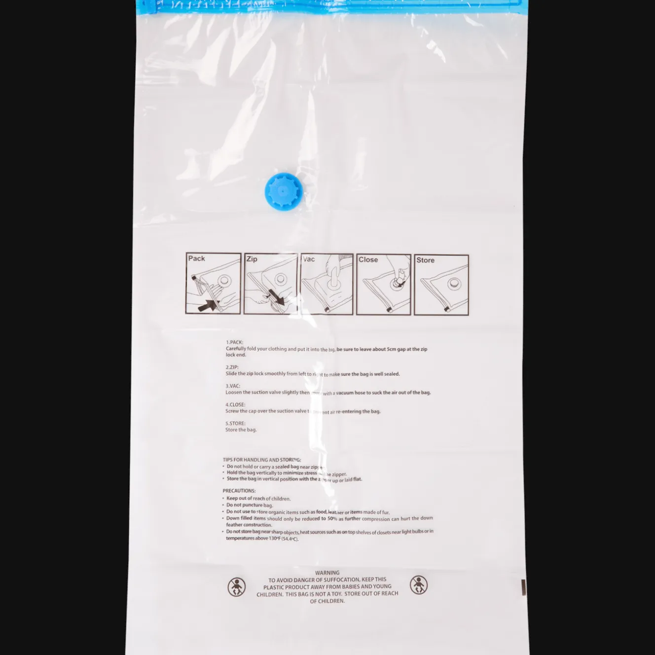 Vacuüm opbergzakken