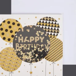 Wenskaart met confetti